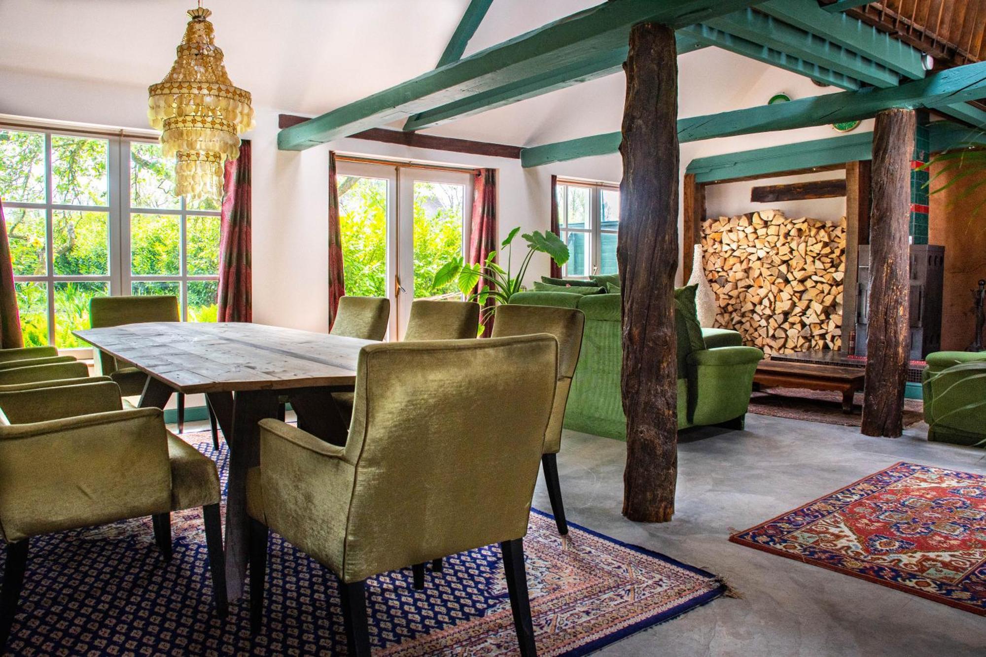 Boho Experience Wellness, Jacuzzi, Sauna, Bbq, Garden, Sleeps 10 Kockengen Exterior foto
